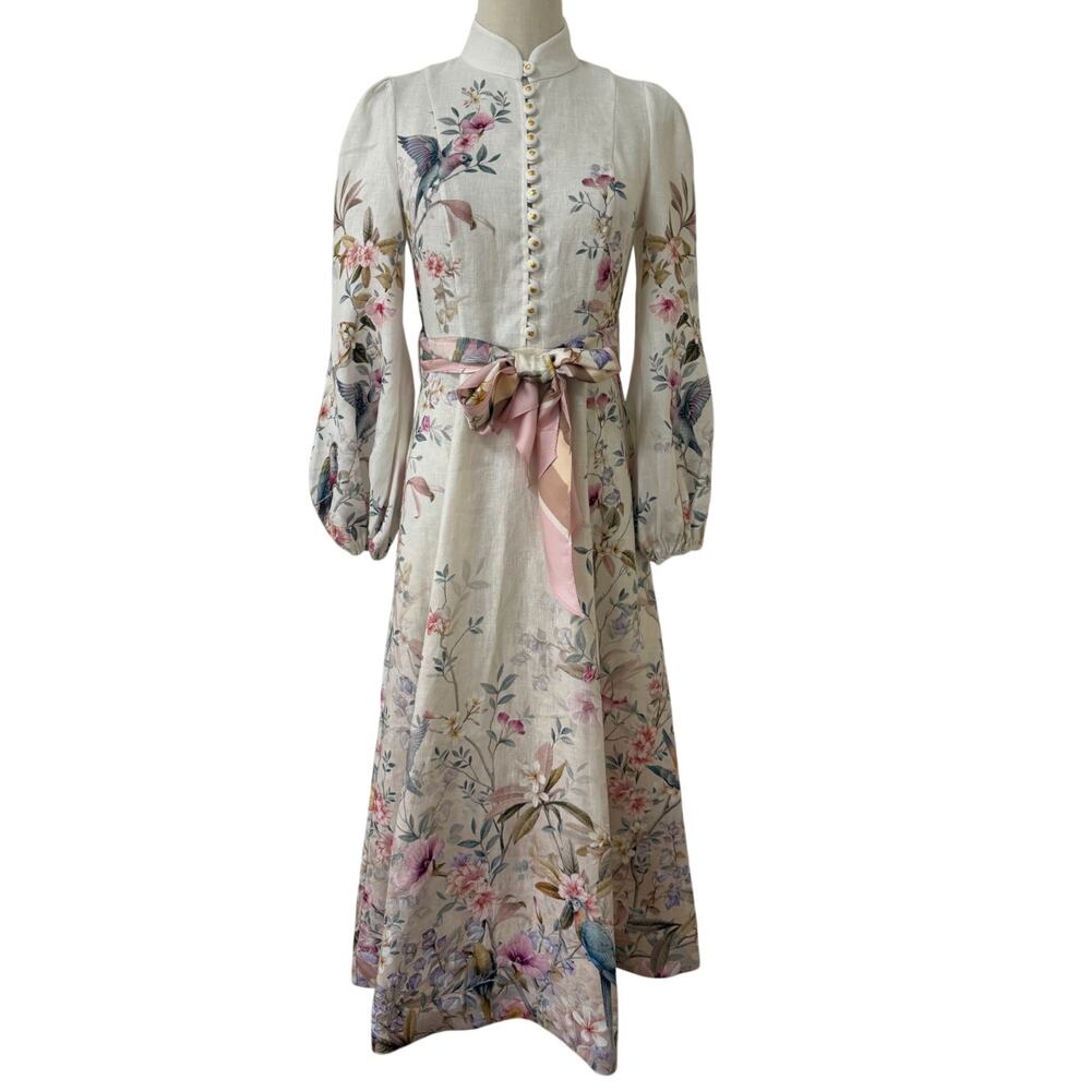 Zimmermann Rebellion Button Midi Dress